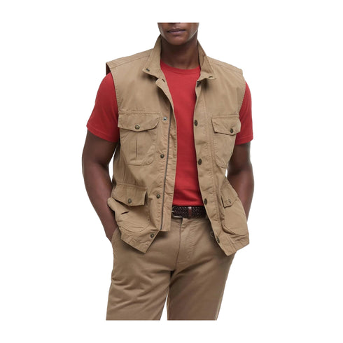 Barbour Gilet Gilet Uomo quattro tasche in cotone M P25 - BARBOURMGI0284 - BE31 - M - Francavilla Moda